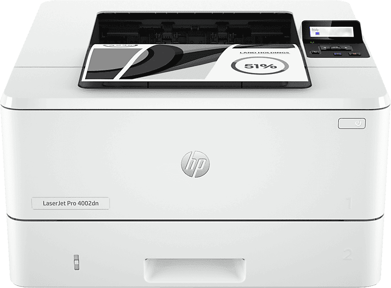 REACONDICIONADO Seminuevo Muy bueno Impresora láser - HP LaserJet Pro 4002dn, Impresión doble cara, Monocromo, Smart