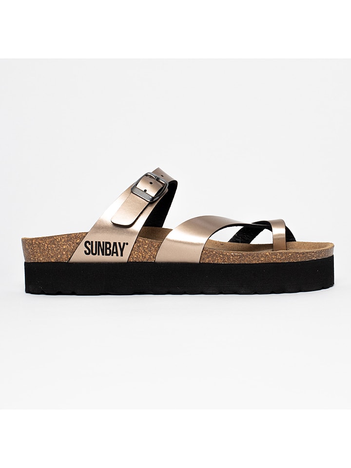 Sunbay Keilpantoletten "Acheron" in Gold - 36
