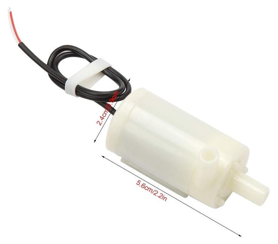 Lustrens DC-aquariumpomp Amfibische Horizontale Geluidsarme Fonteinpomp 3V/5V/6V