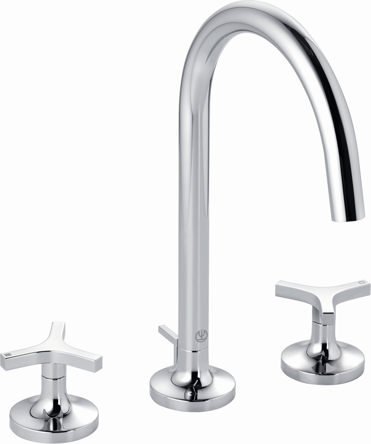 Kludi Nova Fonte trois trous mitigeur lavabo 201430539 bec pivotant / verrouillable, chromé