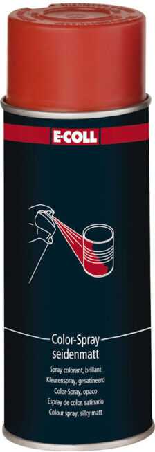E-COLL Color-Spray satiné 400 ml rouge feu (4317784305907)