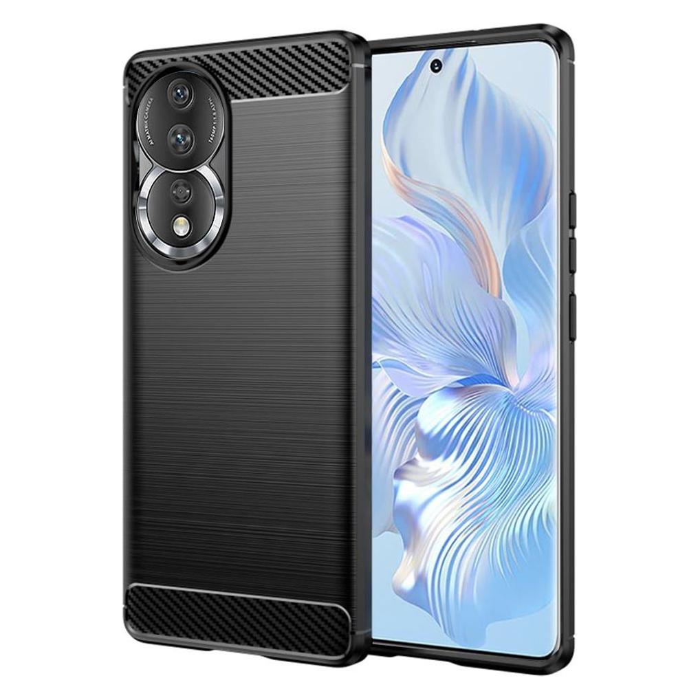 Techsuit - Carbon Silicone - Honor 90 / Honor 80 - Black (Honor 80, Honor 90) (56341554)