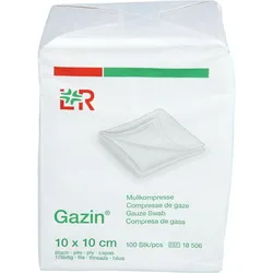 Gazin Mullkompressen 10x10cm Unsteril 8Fach Op 100 ST