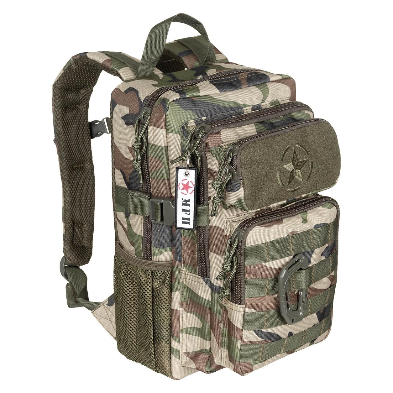 Mfh MFHProfessional US Rucksack, Assault, Youngster, woodland (15 l) (36952875)