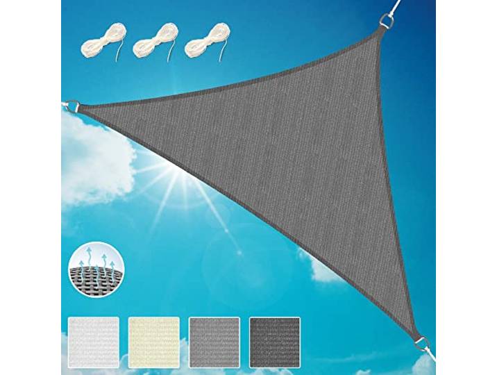 Sol Royal Sonnensegel dreieckig wasserdurchlässig HDPE UV Sonnenschutz Pool