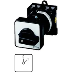 Eaton EIN AUS Schalter T0 1 15401/Z St., Schalter + Taster, Schwarz