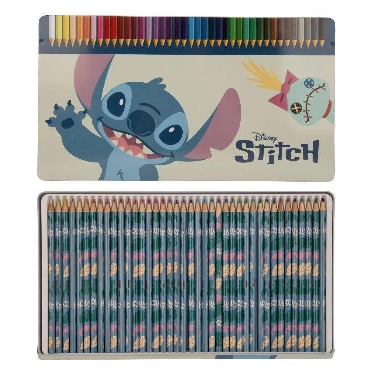 Disney Stitch - Colour pencil in tin box - 40 pcs (1833038) (40x) (1803038)