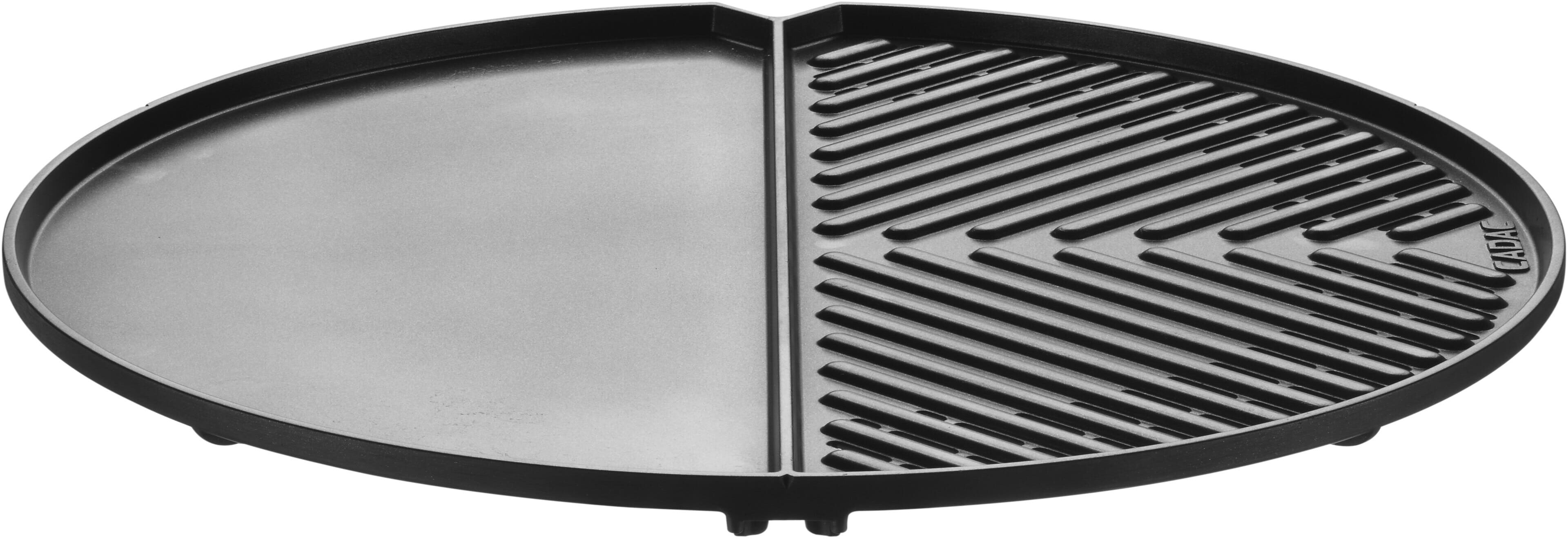 Cadac BBQ 2 Plancha 50 – Half Ribbed Half Flat GreenGrill