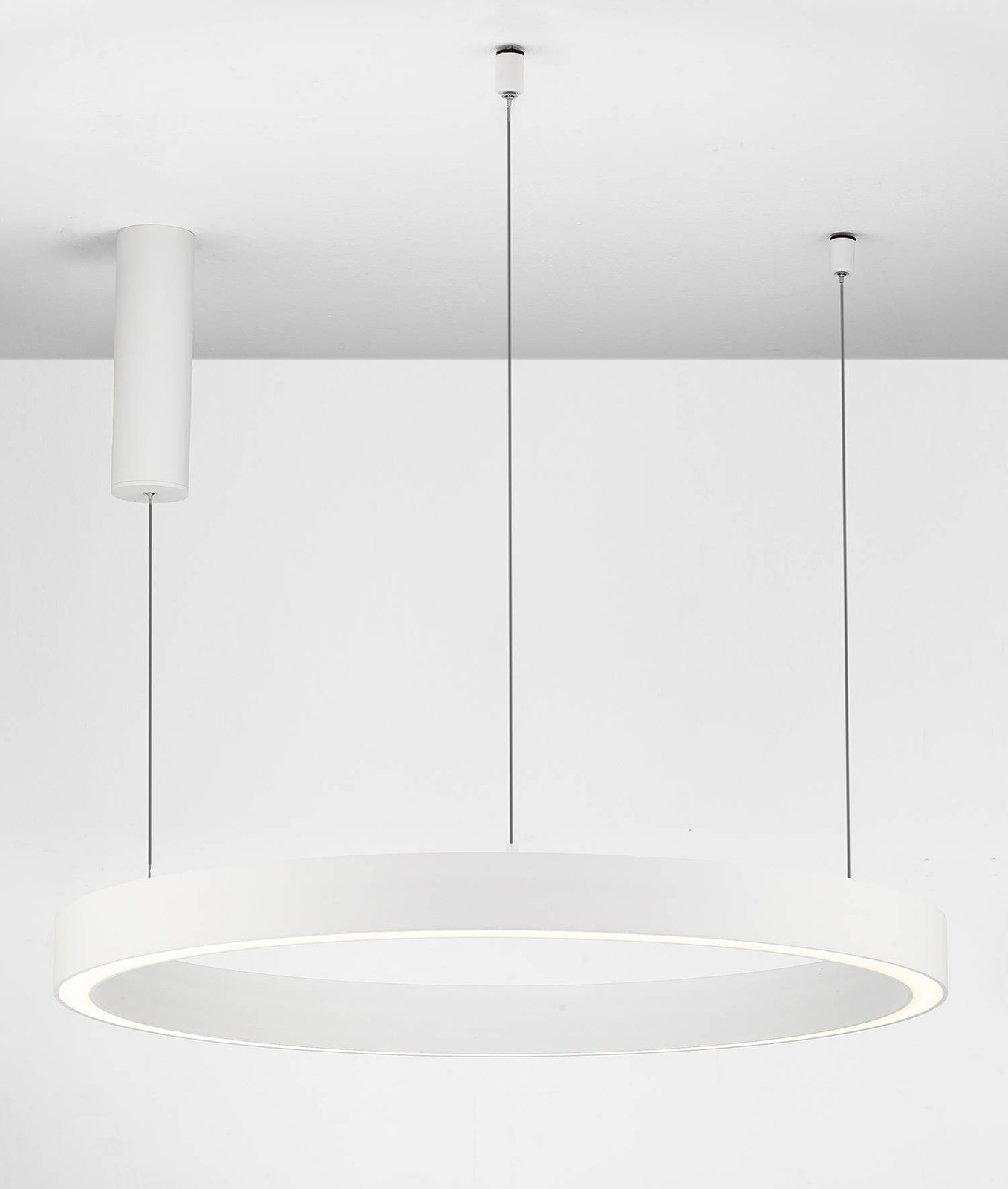 Nova Luce Sting design pendellamp wit Ø 80cm met LED