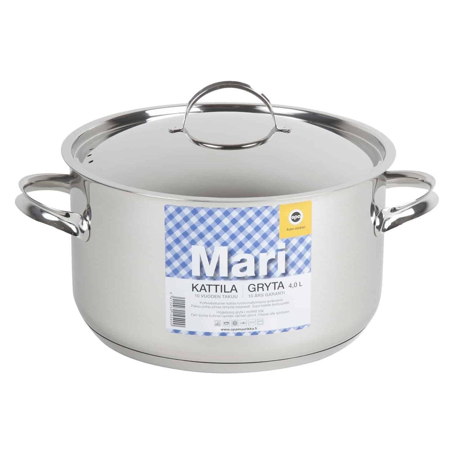 OPA Mari Pot, 4 L (Kochtopf, Edelstahl) (53093930)