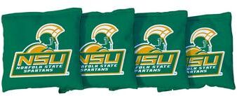 Skip's Garage Norfolk State University NSU Spartans Green Cornhole Bags