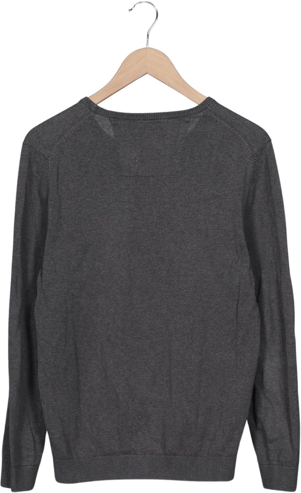 S. Oliver Herren Sweater, Grau, Gr. S, Baumwolle - Second Hand