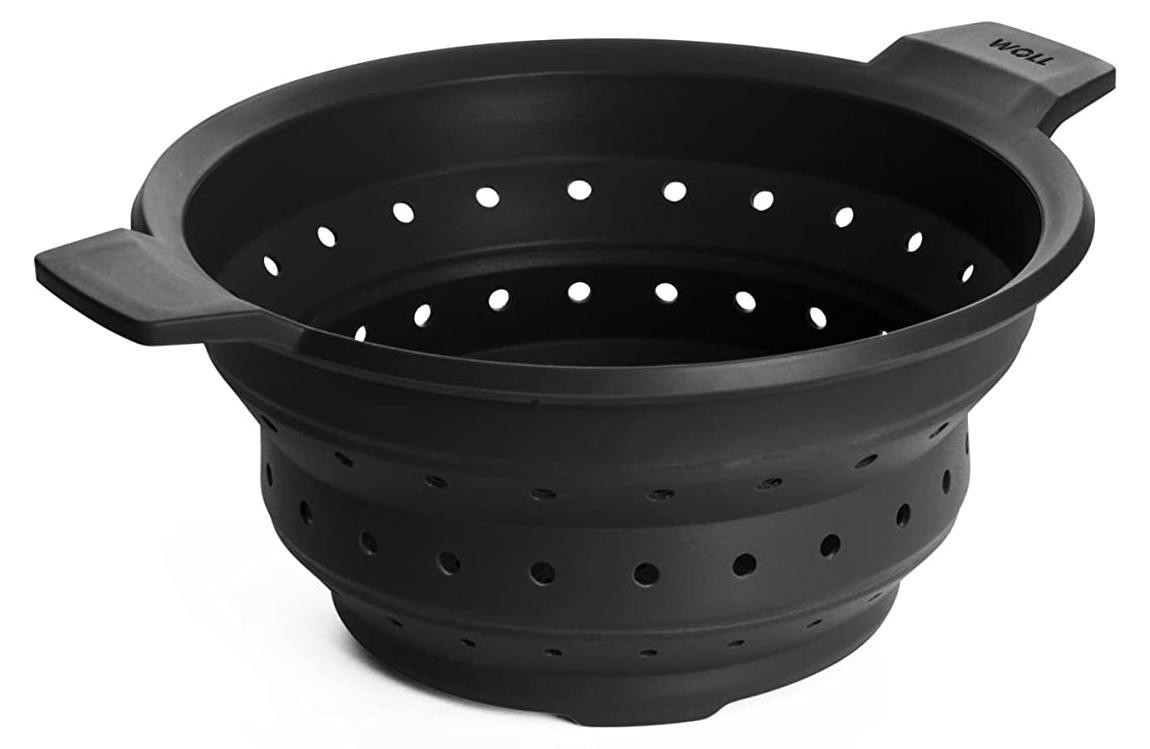 Dripio Siliconen inzetstuk, 24 cm, grijs, 5 functies, vaatwasmachinebestendig