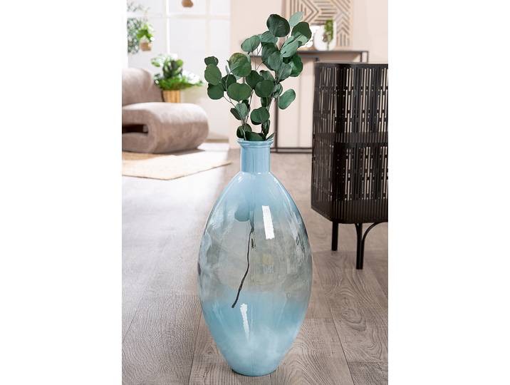 Vase de sol Novelle Ø 29cm Bleu/Bleu clair