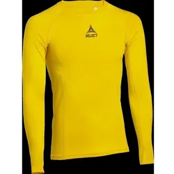 Select Funktionsshirt Lang Kompressionsshirts - gelb - medium