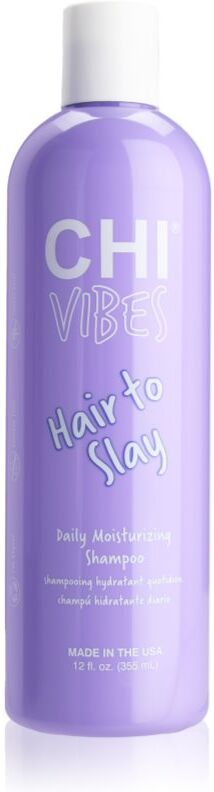 CHI Vibes Hair To Slay Daily Moisturizing Shampoo shampoing hydratant anti-pointes fourchues 355 ml
