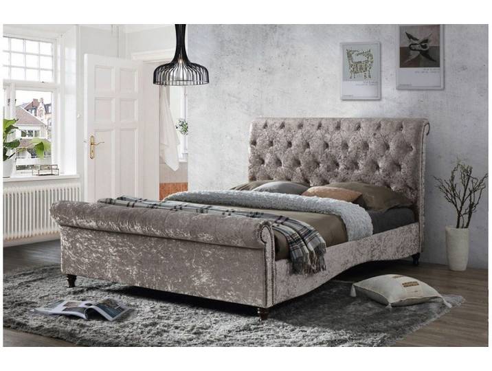 Xlmoebel Polsterbett Luxuriöses Chesterfield-Bett mit Knopf-Design in elegantem Stil (Chesterfield Bett 4062292302428), Hergestellt in Europa