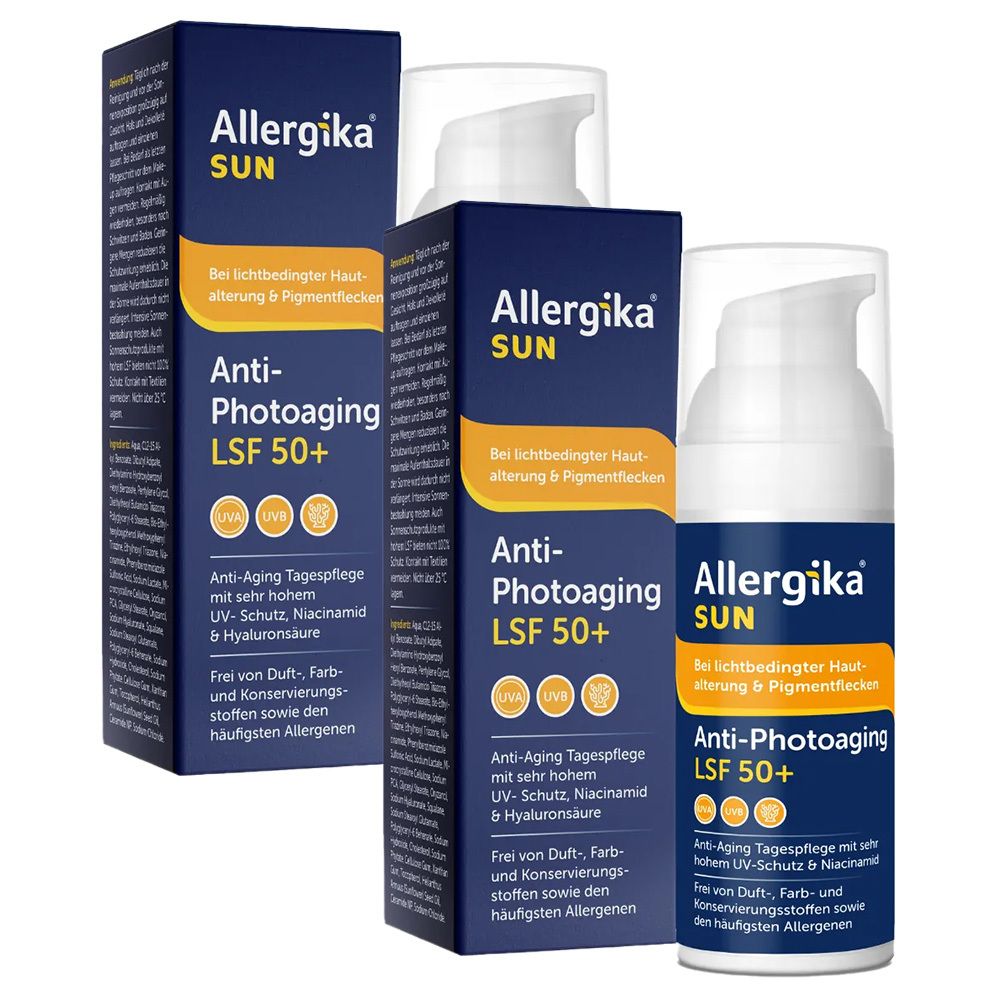 Allergika SUN Protect Anti-Photoaging Cr.LSF 50+ 2x 2x50 ml Creme