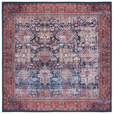 SAFAVIEH Tucson Machine Washable Slip Resistant Marsida Traditional Rug