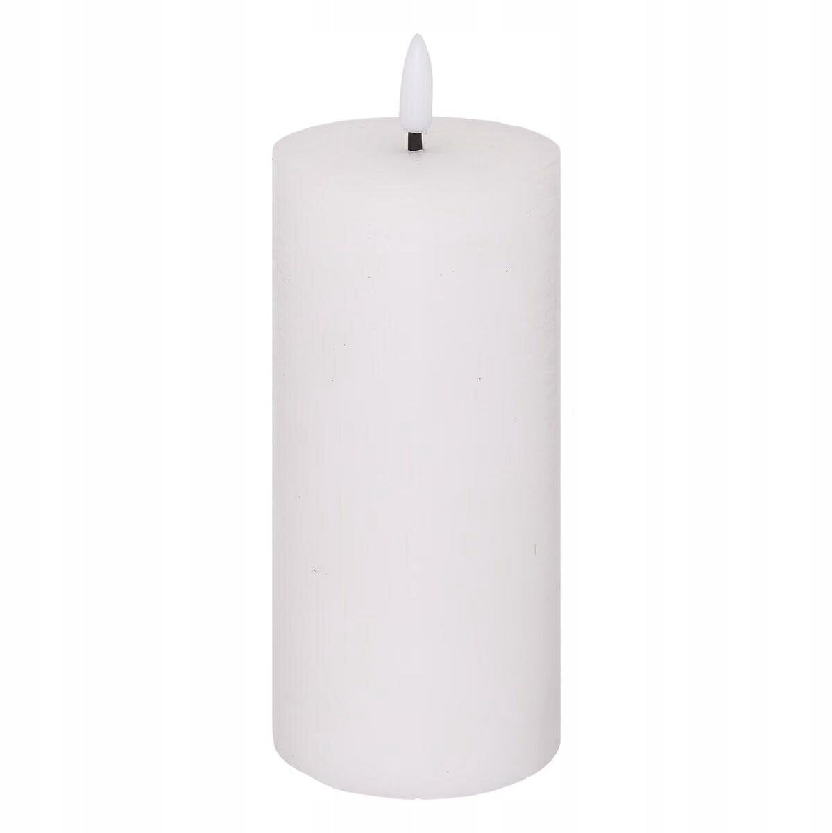 Molia LED Kaars Wit 7x18cm - Sfeervolle Decoratie