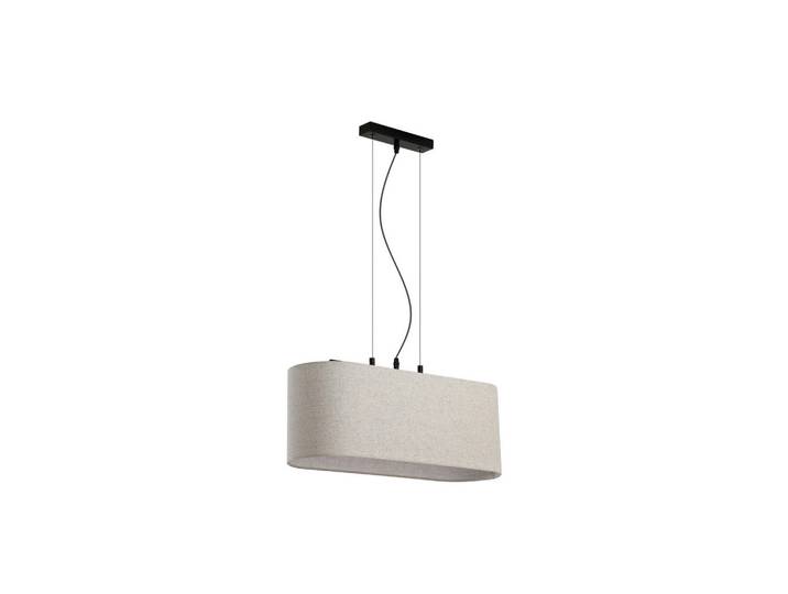 Pendelleuchte Hessian, Schwarz, Metall, Kunststoff, 20x120x60 cm, Europäischer Sicherheitsstandard, Lampen & Leuchten, Innenbeleuchtung, Hängeleuchten, Pendelleuchten