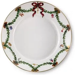 Royal Copenhagen Star Fluted Christmas, Teller, Mehrfarbig