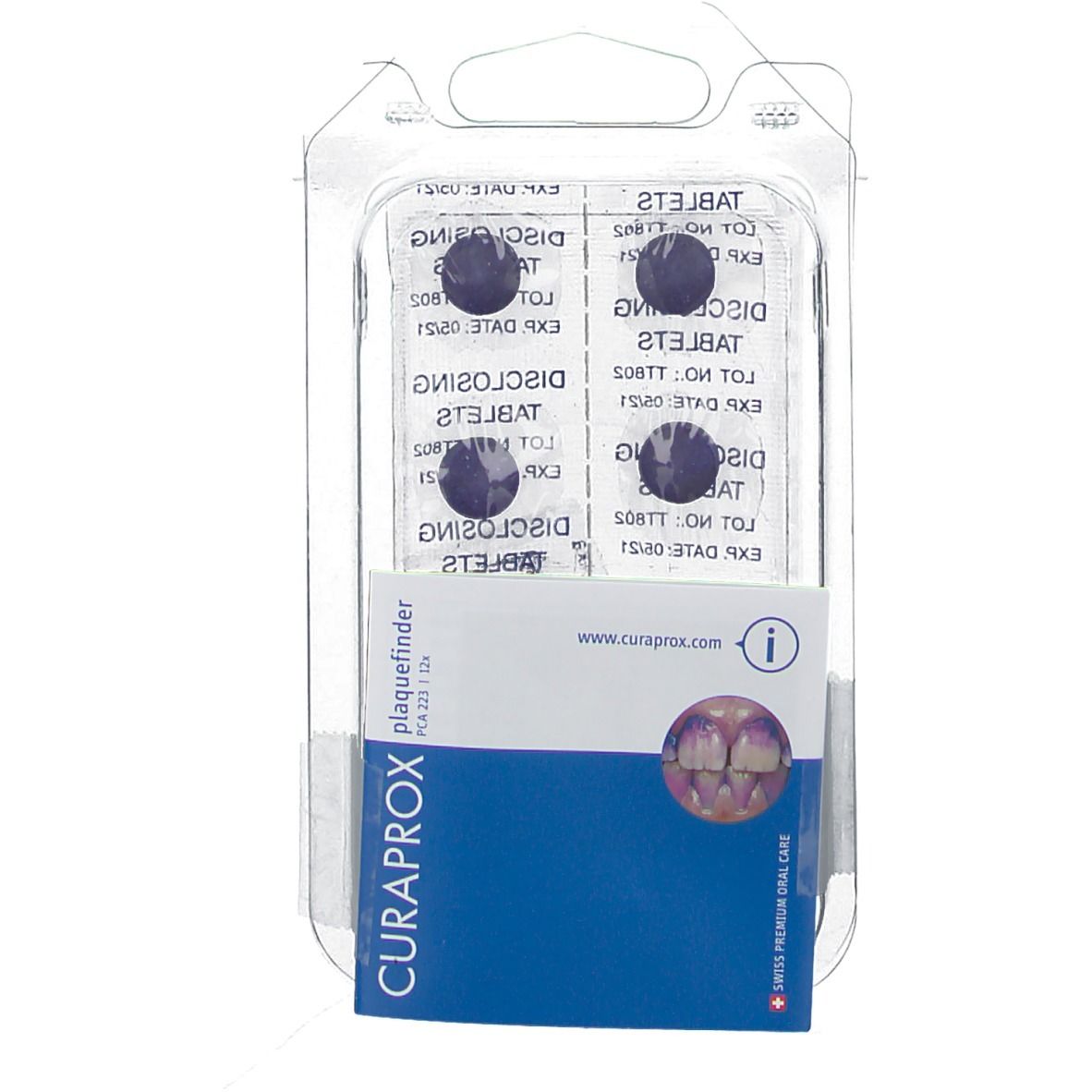 Curaprox PCA 223 Plaque Färbetabletten 12 St Tabletten