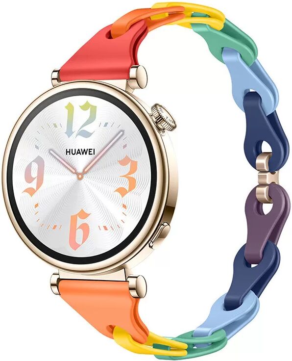 INF Silikon-Uhrenarmband für Huawei GT5/4 - 18mm Mehrfarbig 2