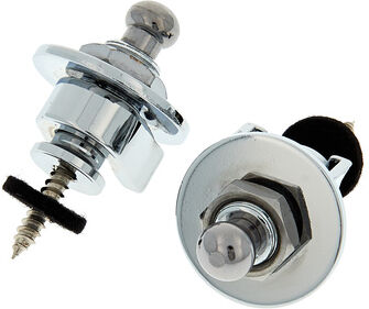 Harley Benton Strap Security Locks CH Chrome