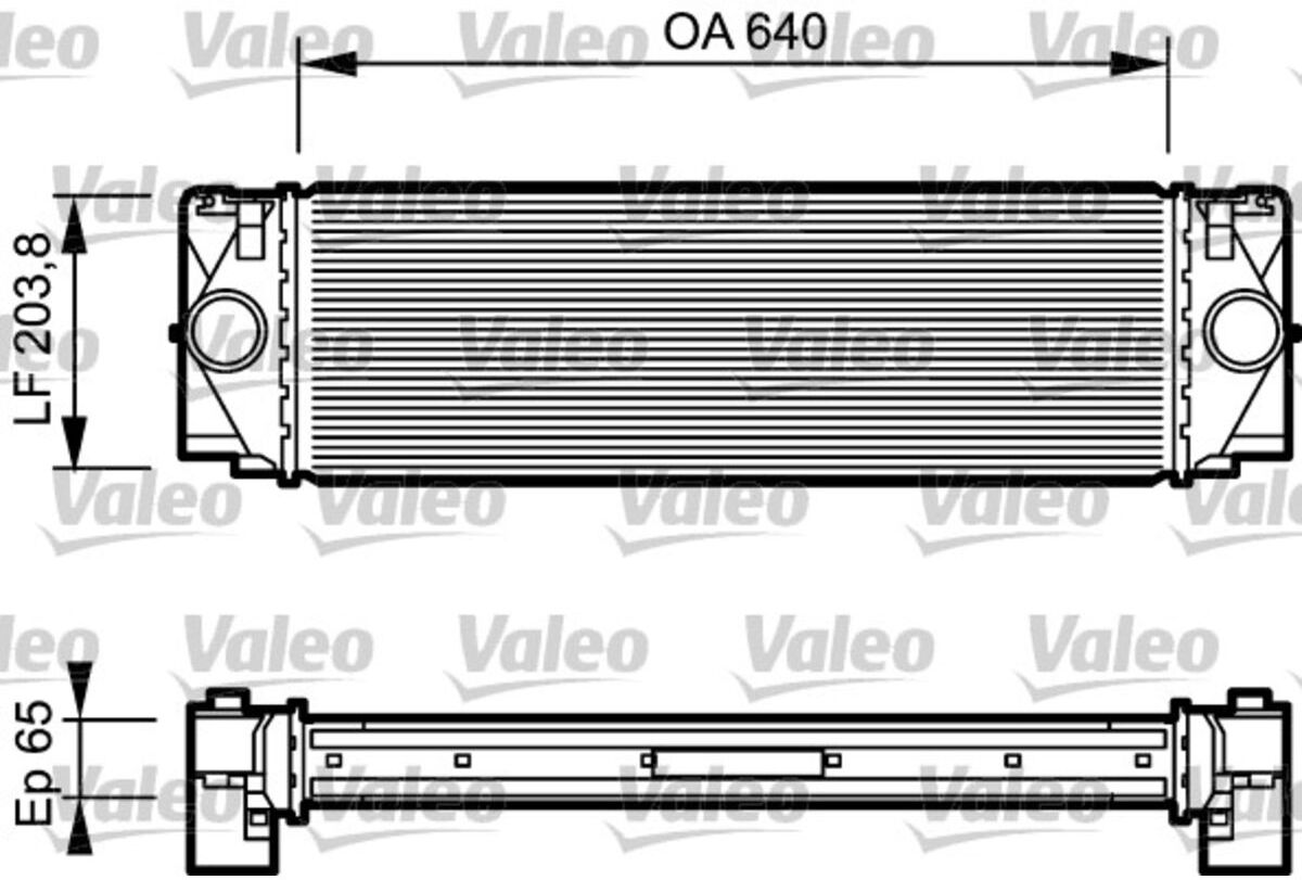 Ladeluftkühler VALEO 817994