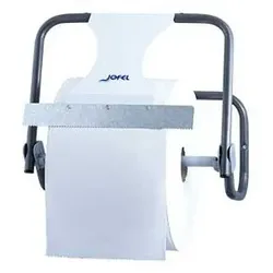 Industrieller Papierrollenhalter aus laminiertem Stahl für die Wand