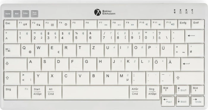 Bakker Elkhuizen BakkerElkhuizen UltraBoard 950 V2 - Tastatur - Englisch (UK) - Grau