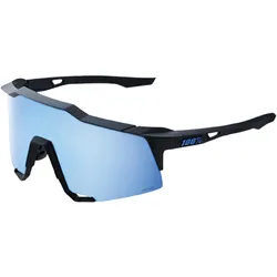 100%, Damen, Sportbrille, Speedcraft Tall Matte (Schwarz, HiPer blue), Blau, Schwarz