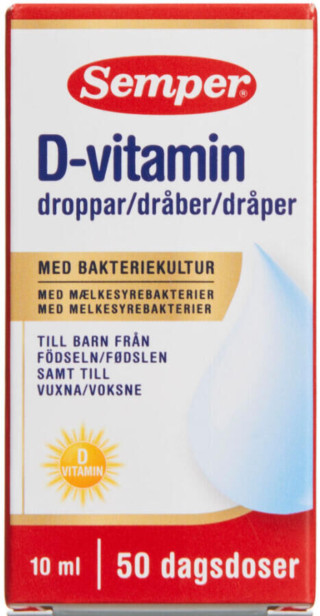 Semper D-vitamin dråber Kosttilskud 10 ml