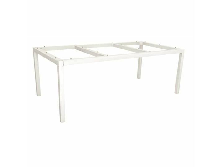 Stern Classic Tischgestell Aluminium graphit, weiß Tischbein mit Höhenausgleich