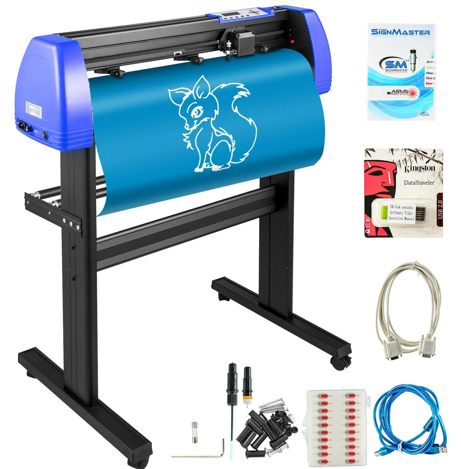 Selius Vinyl Cutter Plotter Graveermachine met Onderstel 34 inch