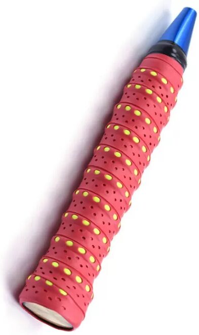 INF Ruban adhésif de grip de raquette de badminton - Absorbant et antidérapant Rouge