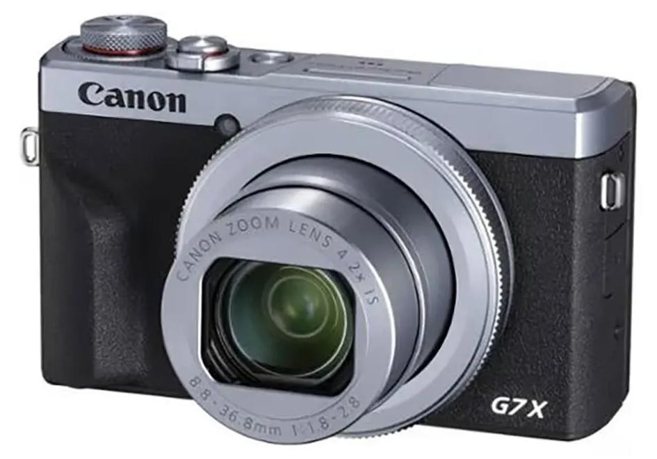Canon PowerShot G7 X Mark III compactcamera, 20,1 megapixels, 4K Ultra HD, zwart en zilver
