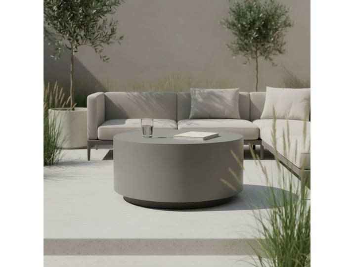 Loungetisch Rome Faserbeton Hellgrau