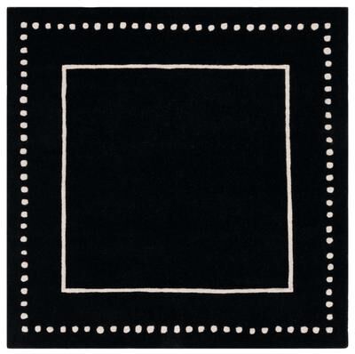 SAFAVIEH Handmade Bella Alverta Dotted Border Wool Rug