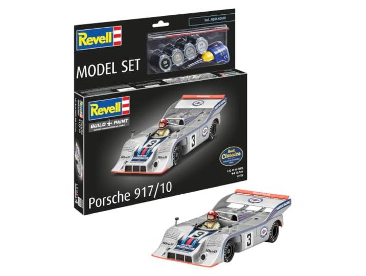 Revell 67738 Model Set Porsche 917/10 1:32 Schaal Ongebouwd/Ongelakt Plastic Model Kit met Accessoires