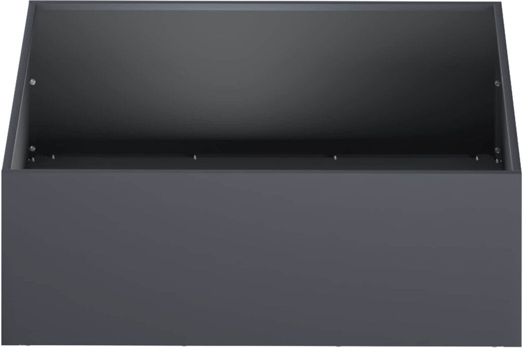 Borough Wharf Planter Anthracite 20cm H x 40cm W x 40cm D