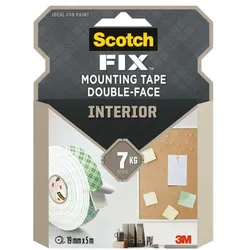 Scotch Doppelseitiges Innenmontageband »FIX« 19 mm/5 m weiß