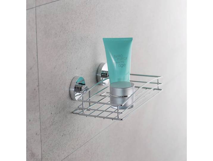 Étagère Vacuum-Loc Acier Argenté 26 x 6 x 16cm