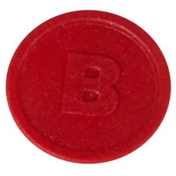 Contacto Biermarke, rot, 100 Stück