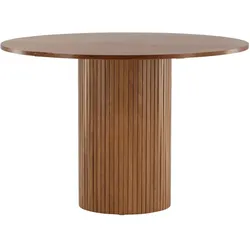 Esstisch Bianca Ø ca. 110 cm Walnussfarben