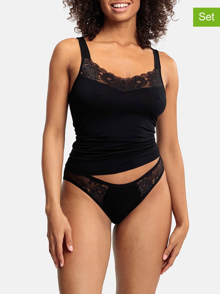 SPEIDEL 2er-Set: Slips in Schwarz - 36