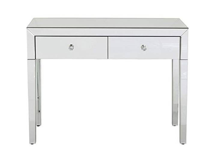 Kare Design Konsole Luxury, verspiegelt, Highboard mit 2 Schubladen, Kommode, Schminktisch, edle Glasgriffe, 78,5x100x40cm (H/B/T)
