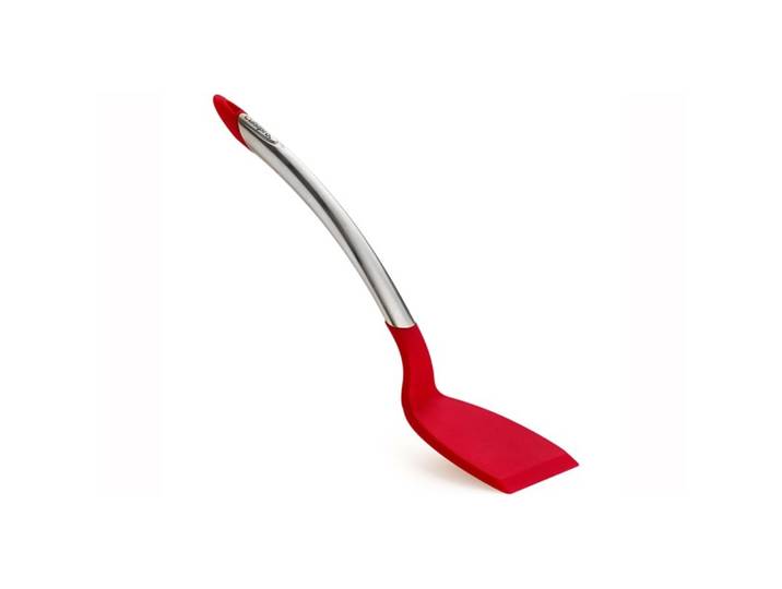 Pfannenwender Cuisipro rot Edelstahl/Silikon T 32 cm