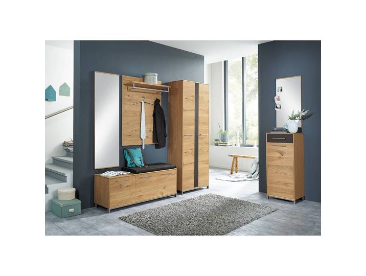 Spiegel II 41 x 140 x 2cm Braun Rahmen: Eiche massiv, lackiert Trägermaterial: Spanplatte 41 x 140 x 2cm